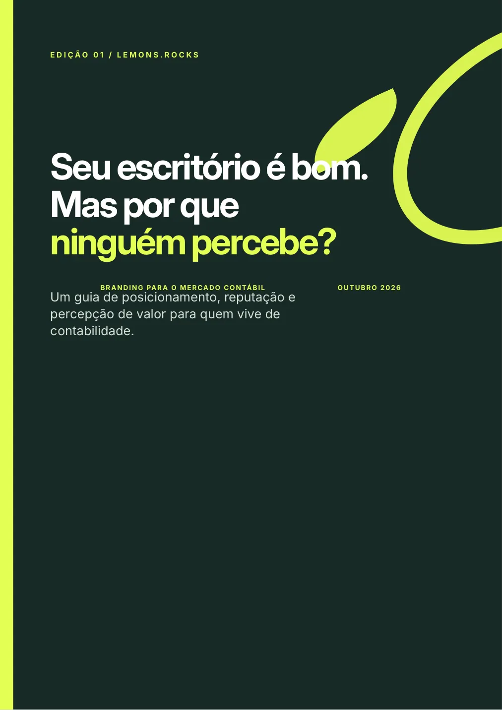 Capa do e-book Seu escritório é bom. Mas por que ninguém percebe?